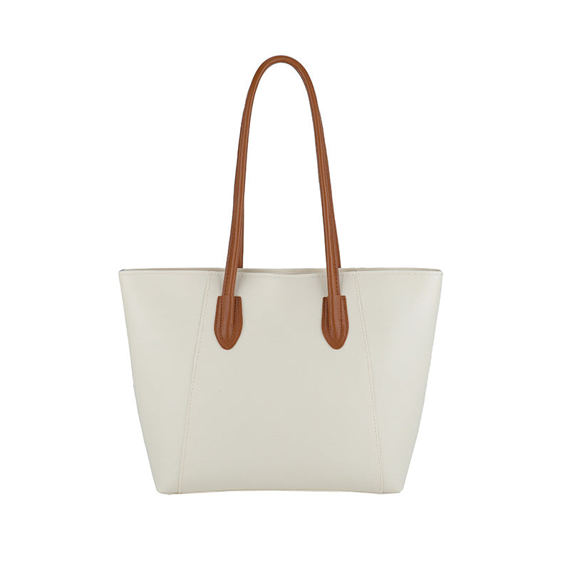 Minimalist Faux Leather Tote Bag