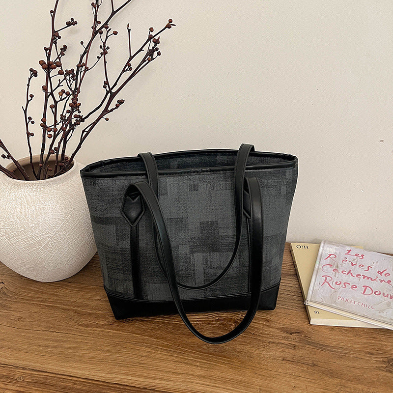 Stylish Textured Utility Tote Bag