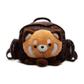 Plush backpack with animal design