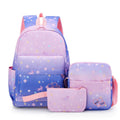 Cute Multi-Pocket School Backpack Set