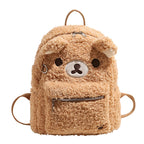 Plush Backpack in Funny Bear Design