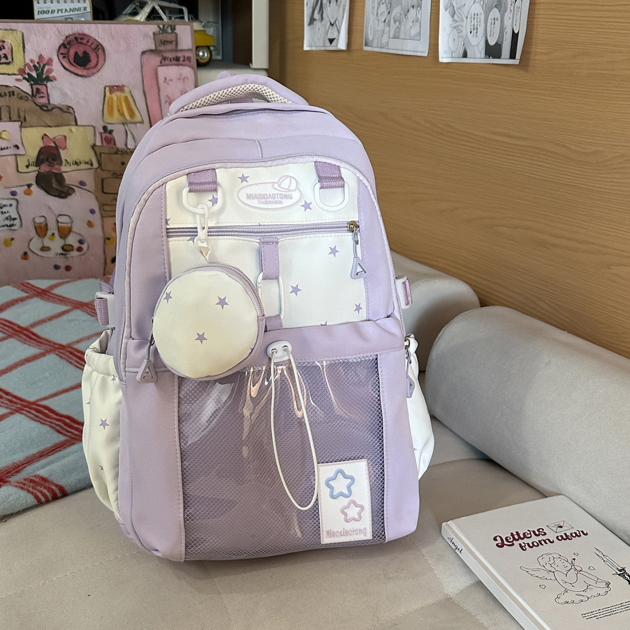 Versatile Travel School Backpack-https://detail.1688.com/offer/1051941517586.html-Calm Wears-Purple-Calm Wears