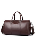 Stylish leather travel bag