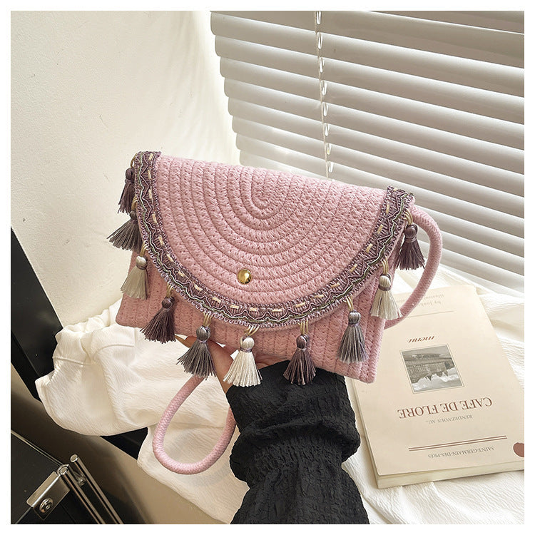 Bohemian Woven Clutch Bag