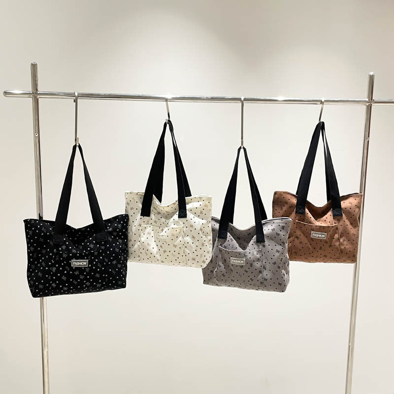 Ladies fashionable tote bag with heart design-https://detail.1688.com/offer/1032471040126.html-Calm Wears-Braun-nothing-Calm Wears