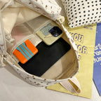 Backpack Made of High-Quality Cord with Playful Applications
