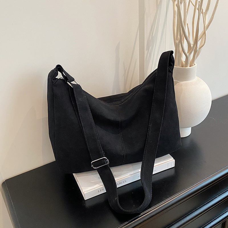 WoSoft Suede Hobo Handbag