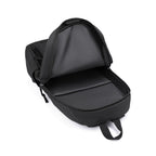 Leisure backpack with multifunctional compartments