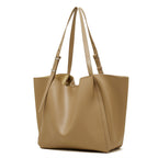 Women's tote bag with elegant design and removable shoulder strap-https://detail.1688.com/offer/994459658272.html-Calm Wears-Apricot-54-Calm Wears