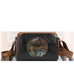 Vintage-Inspired Leather Crossbody Bag