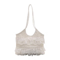 Ruffled Lace Crop Top