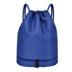 Lightweight Hexagonal Pattern Drawstring Backpack
