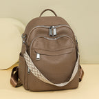 Versatile Textured Backpack with Multiple Compartts