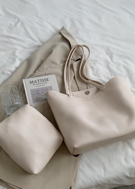 Spacious Women's Shoulder Bag Made of Soft Leather
