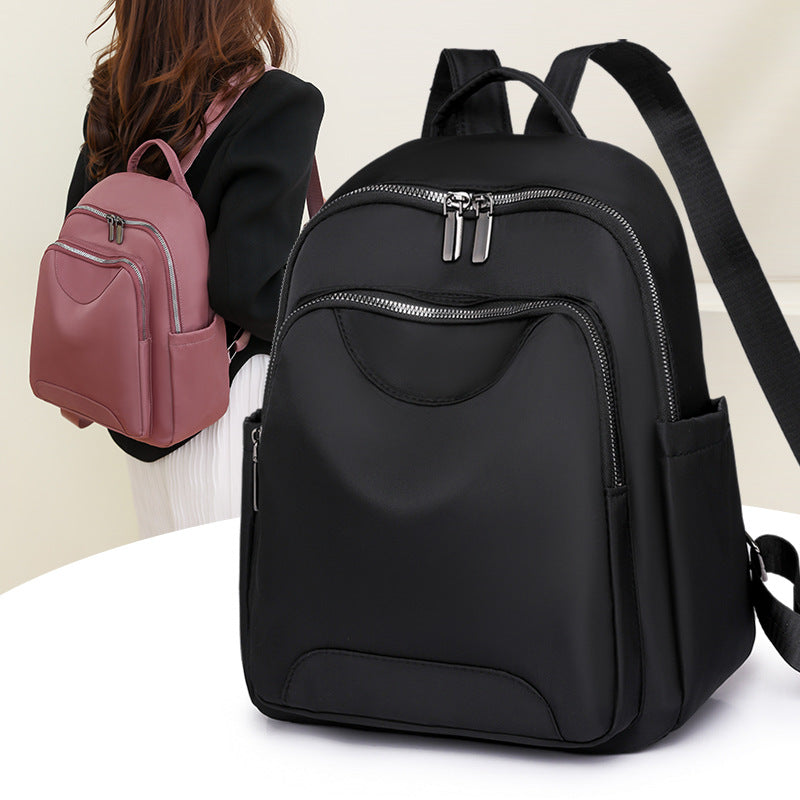 Sleek Minimalist Zip-Front Backpack