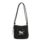 WoCasual Star-Print Crossbody Bag