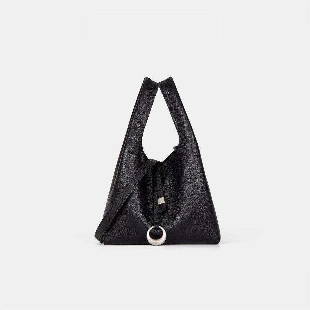 Women's elegant tote bag with innovative closure-https://detail.1688.com/offer/1034764902308.html-Calm Wears-Ebony Brown-191118-Calm Wears