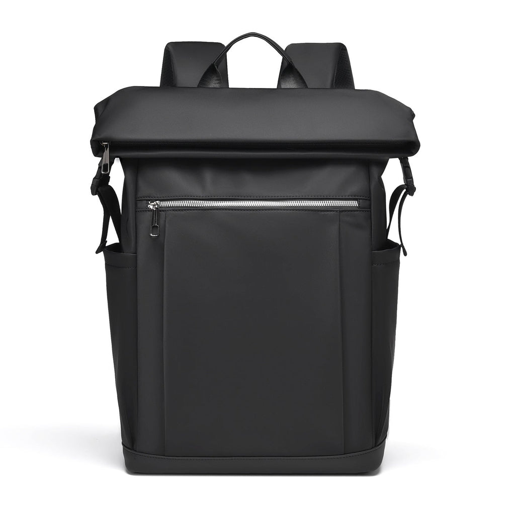 Backpack with Two-Tone Design and Many Compartments