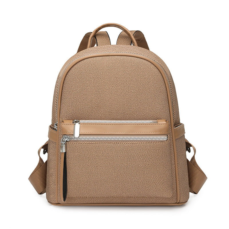Stylish Versatile Leather Backpack