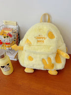 Plush backpack with funny animal design