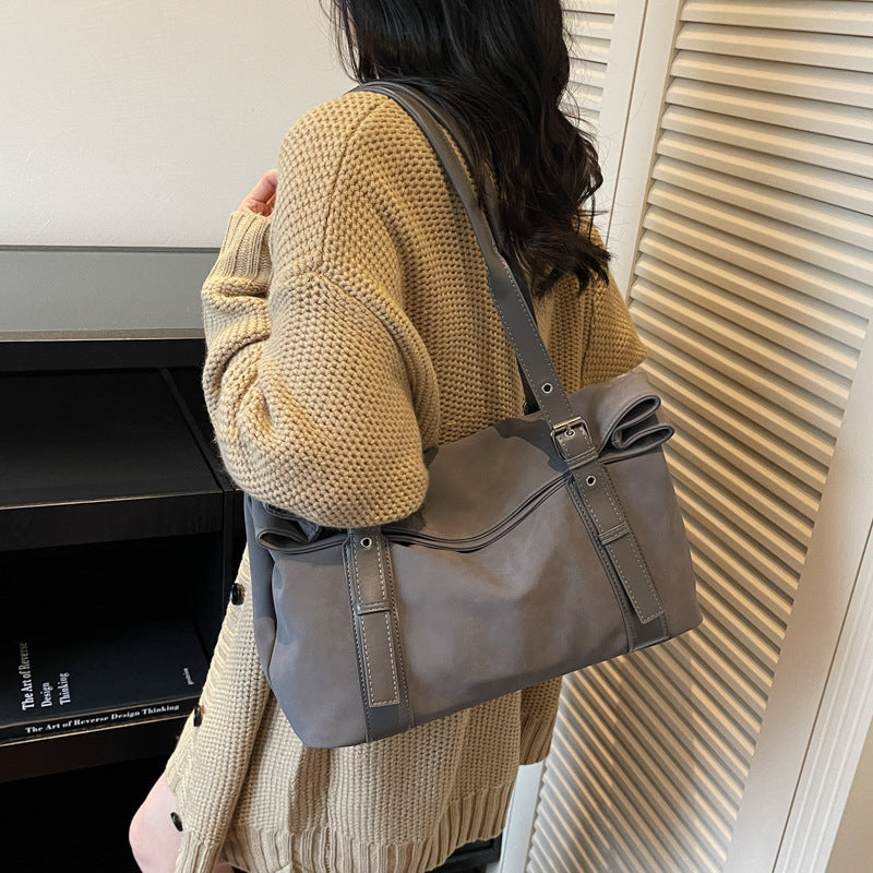 Women multifunctional Tote Bag with sturdy carrying handles-https://detail.1688.com/offer/994436788801.html-Calm Wears-Black-nothing-Calm Wears