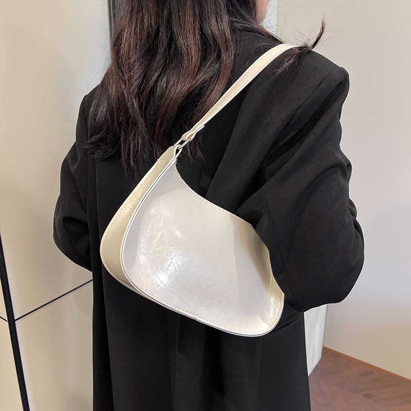 Elegant shoulder bag for women with simple shape by Nord Bags-https://detail.1688.com/offer/848848119565.html-Calm Wears-Black-nothing-Calm Wears