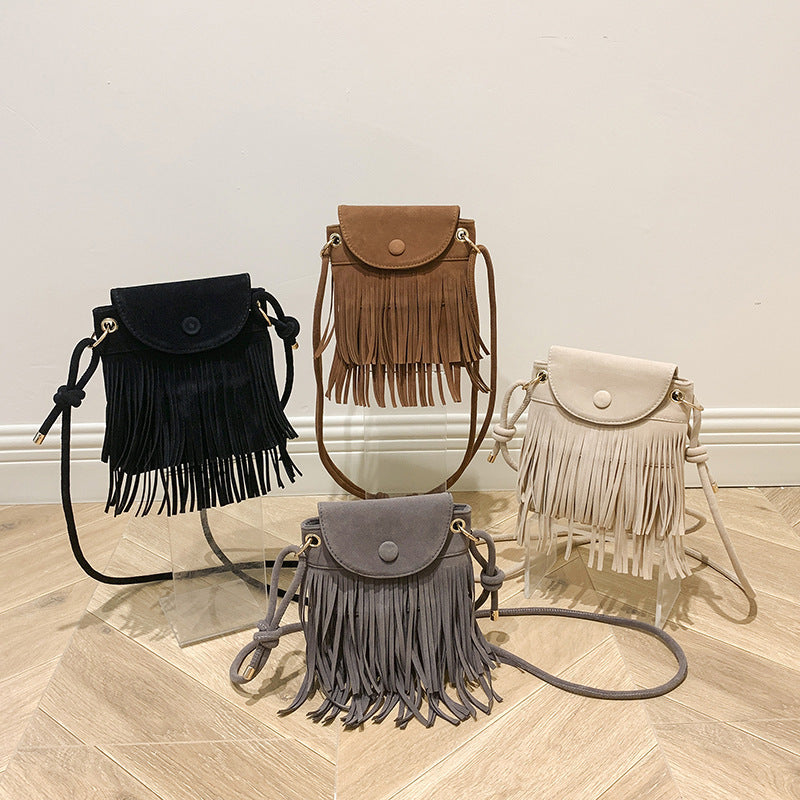 Bohemian Fringe Crossbody Bag