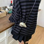 Shell-Shaped Crossbody Bag