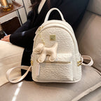 Textured Mini Backpack
