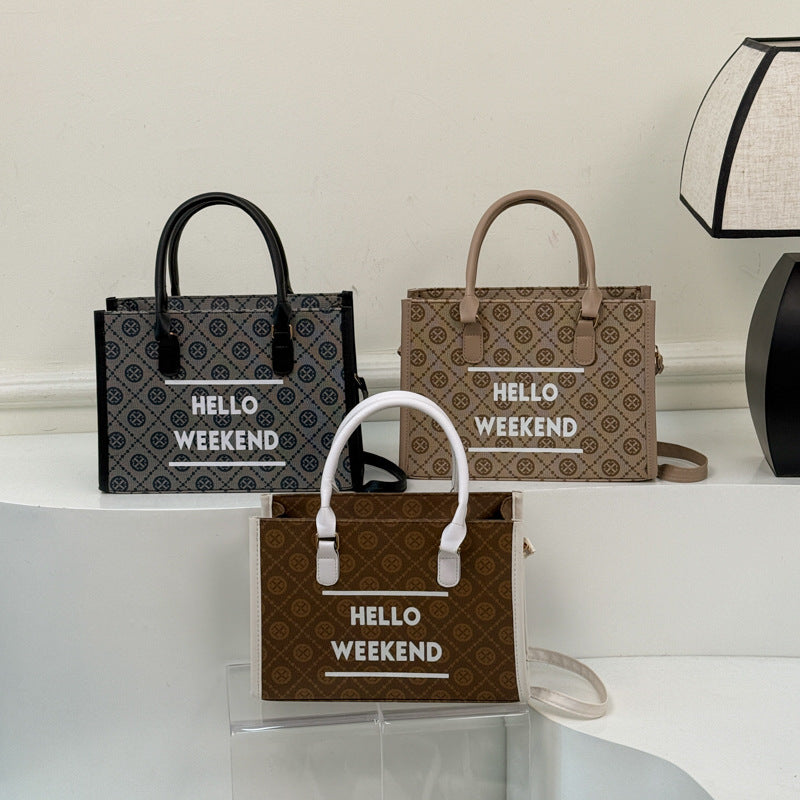 WoStylish Canvas Weekend Tote Bag