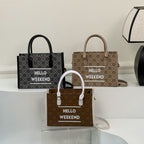 WoStylish Canvas Weekend Tote Bag