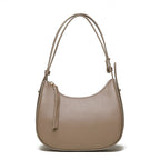 Stylish Pebbled Leather Hobo Bag