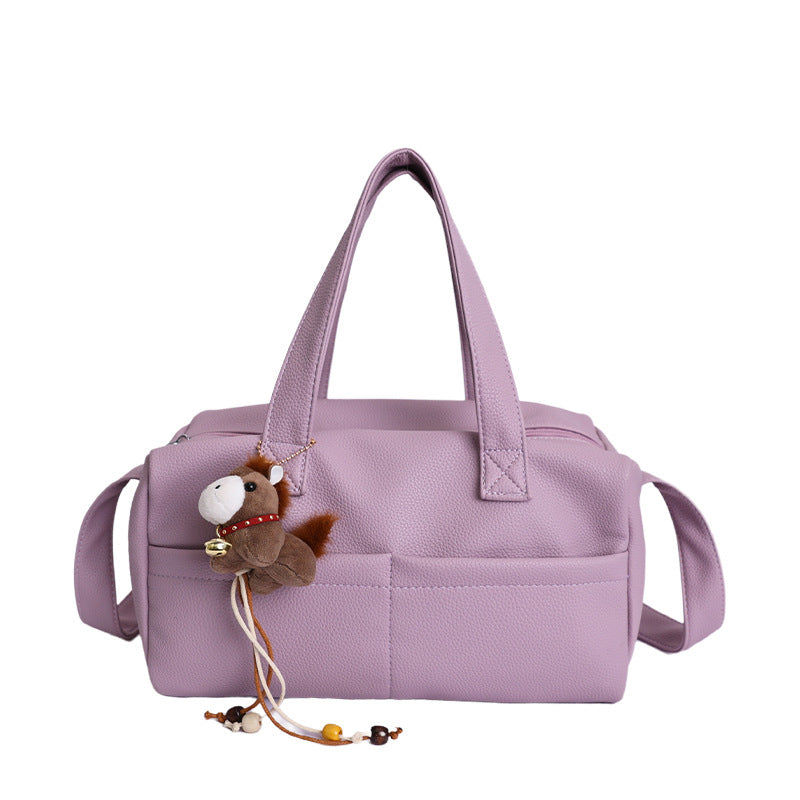Versatile Leather Mini Handheld Bag