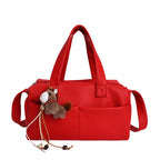 Versatile Leather Mini Handheld Bag
