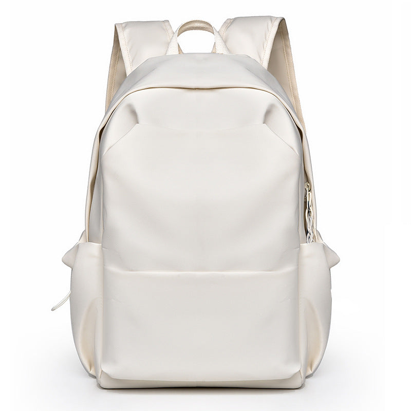 Practical leisure backpack with versatile compartments
