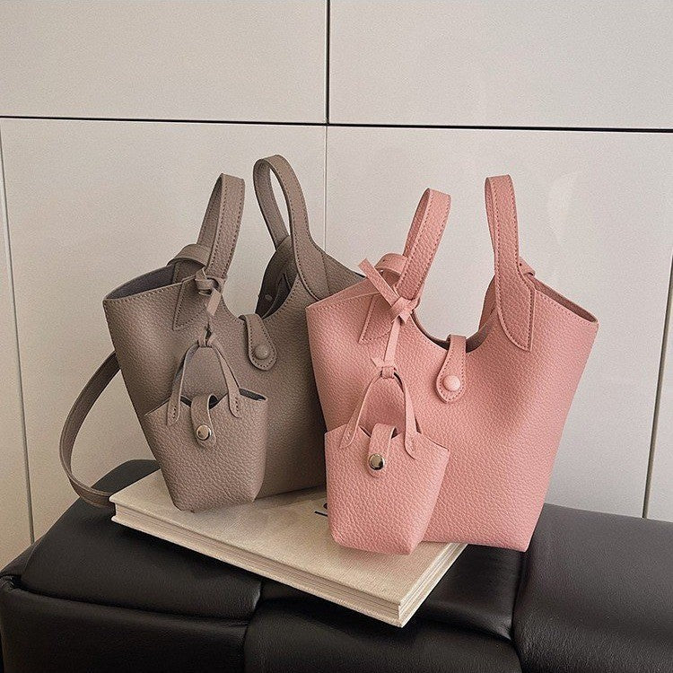 Ladies' tote bag with detachable mini organizer