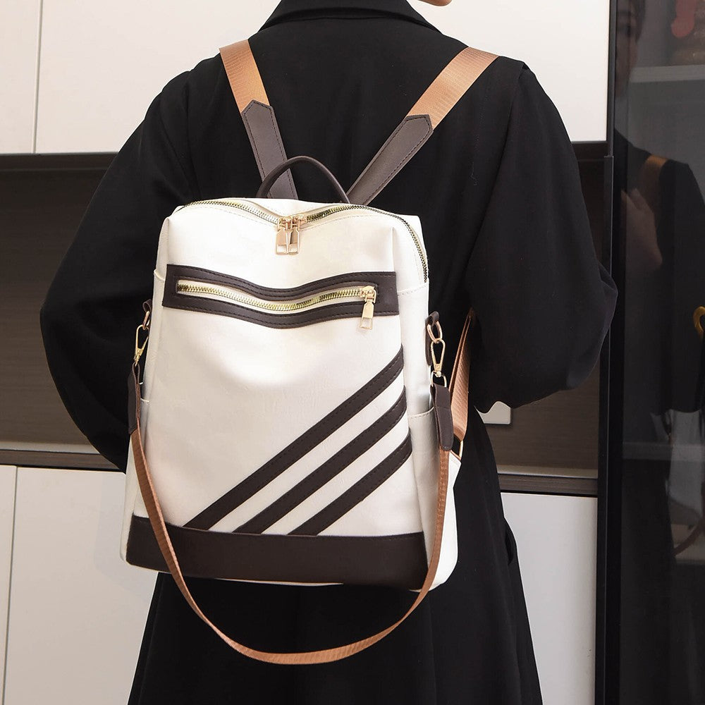 Fashionable Leather Backpack Calm Wears