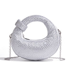 Chic Rhinestone-Embellished Handbag