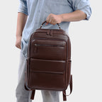 Executive Leather Backpack Calm Wears