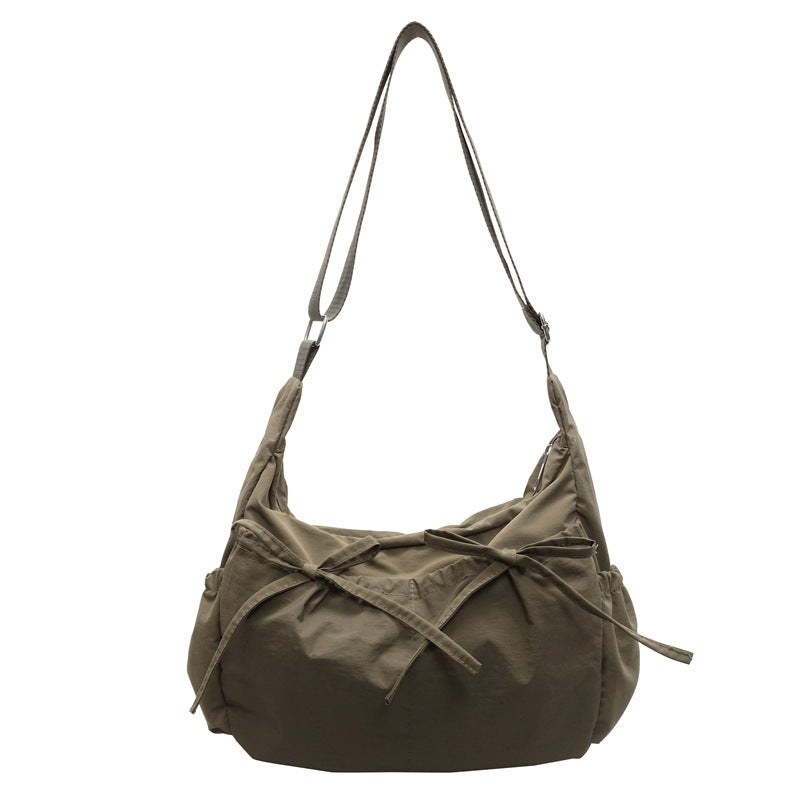 Casual shoulder bag with adjustable shoulder strap