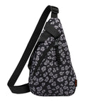 Crossbody bag with leopard print