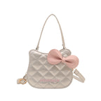 Women's Mini Handbag with Chic Bow Accent