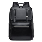 Stylish Multi-Compartment Leather Backpack Calm Wears