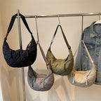 Quilted Soft Fabric Hobo Handbag Calm Wears
