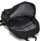 Backpack with innovative compartments and optimized ergonomics