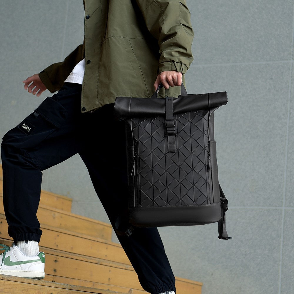 Roll-Top Waterproof Backpack