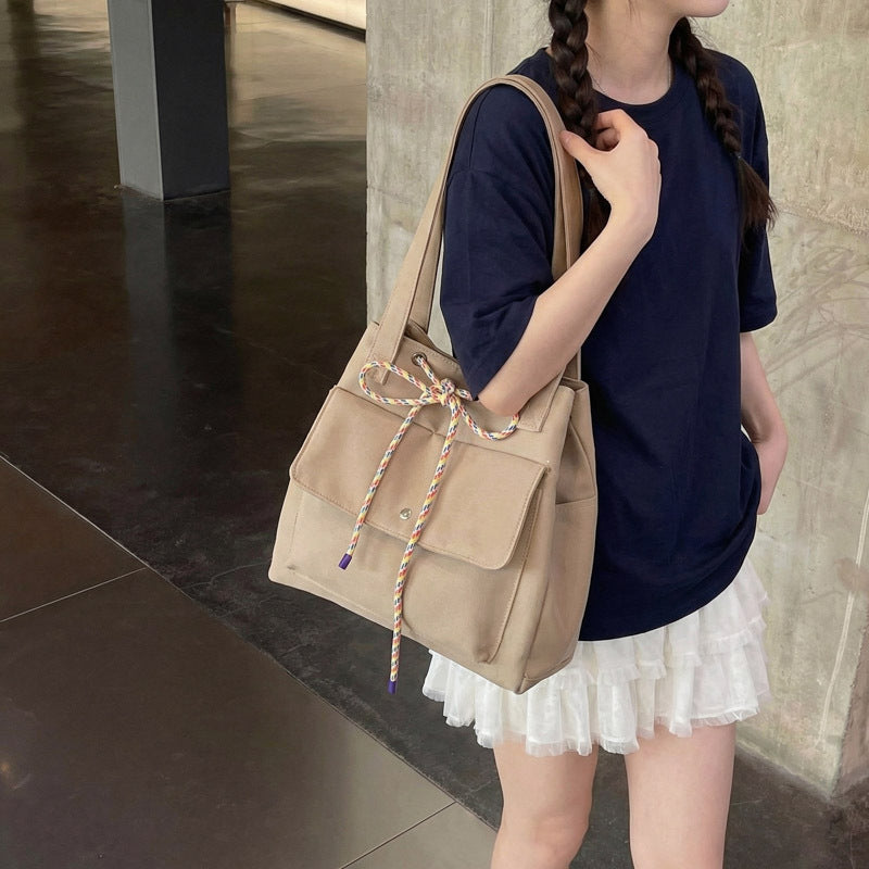 Stylish Multi-Pocket Tote Bag