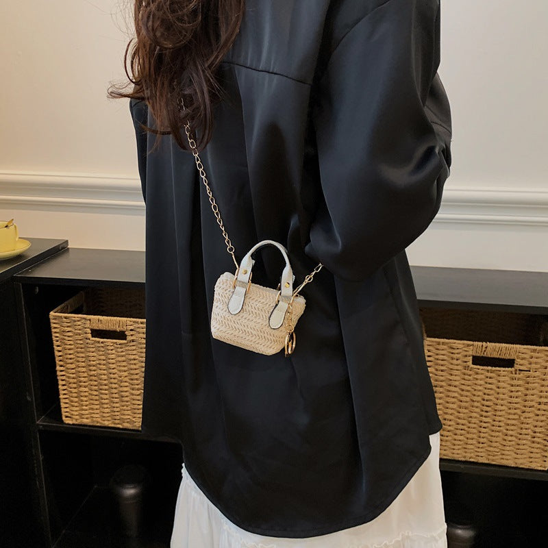 Ladies Mini Handbag with intricate structure design