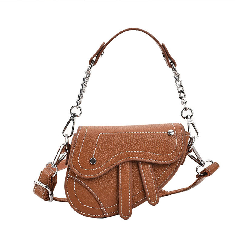 Women's mini handbag in modern, structured design