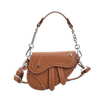 Women's mini handbag in modern, structured design